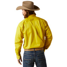 Camisa Ariat de Equipo Amarilla Musgo
