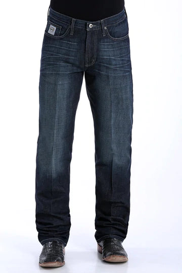 Jeans Cinch "Etiqueta Plateada" corte Recto Azul Oscuro