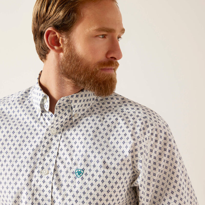 Camisa Ariat Entallada Boone Blanca