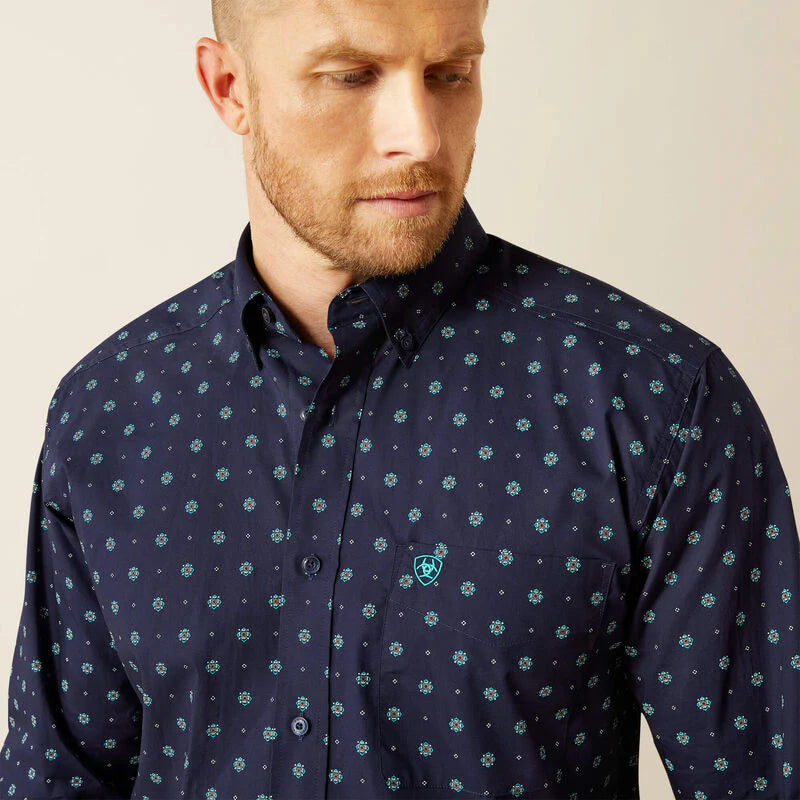 Camisa Ariat "Jacobi" Navy