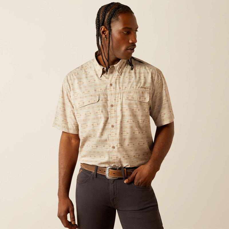 Camisa Ariat "Outbound" Gris Pardo