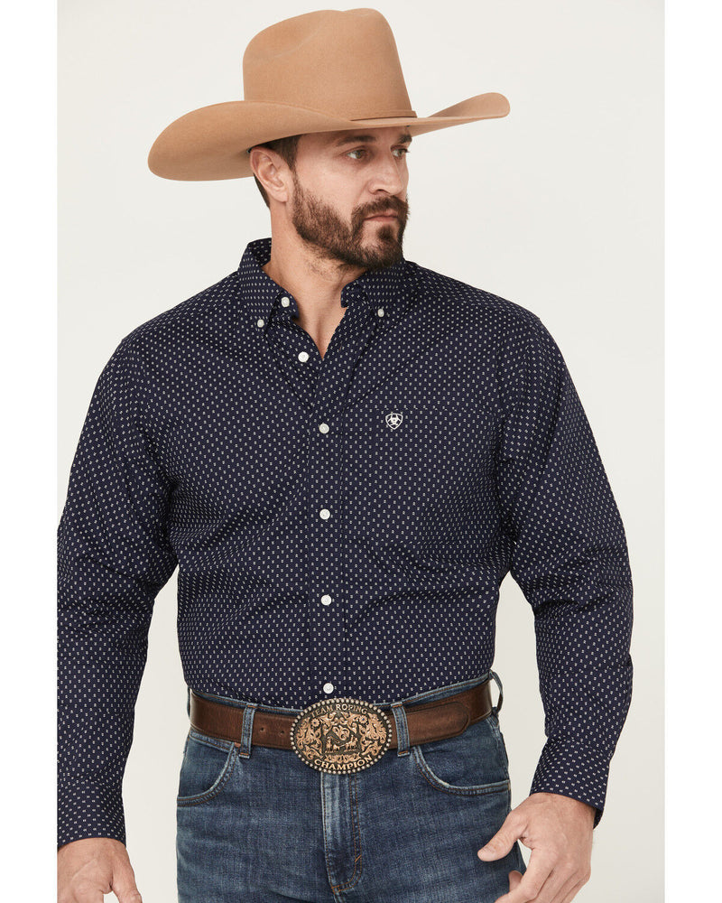 Camisa Ariat "Carmine" Navy