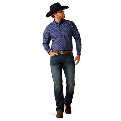Camisa Ariat Cade Navy