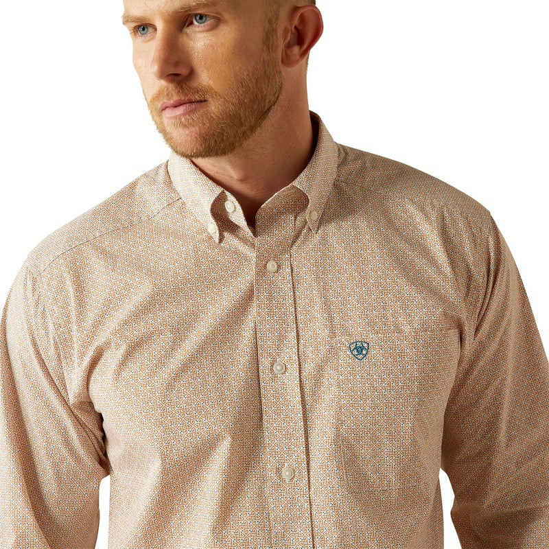 Camisa Ariat "Johnny" Cafe