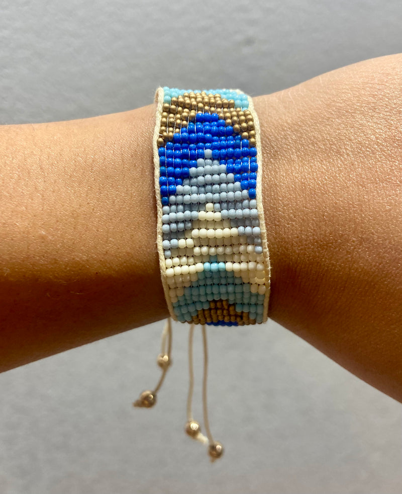 Pulsera Trend Lab de Semillas Azul